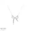 Aqua Dulce ELEGANT BOW sølv halskæde 5816