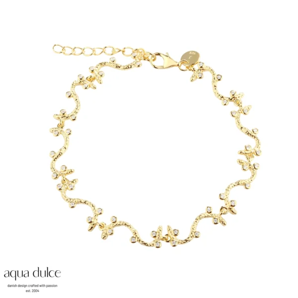 Aqua Dulce BARBARA sølvforgyldt armbånd 5672