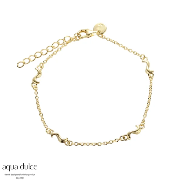 Aqua Dulce RHUMBA sølvforgyldt armbånd 5104