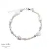 Aqua Dulce SKY BLUE PEARL sølv armbånd 5652