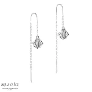 Aqua Dulce HULDA sølv øretråde 5272