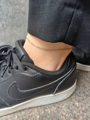 Figaro ankelkæde i sølv