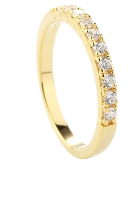 Aqua Dulce DARLING sølvforgyldt ring 5986