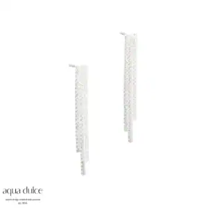Aqua Dulce TENNIS DARLING sølv ørestikker 6131