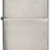 Zippo Lighter Brushed Chrome sølv farve Z-200