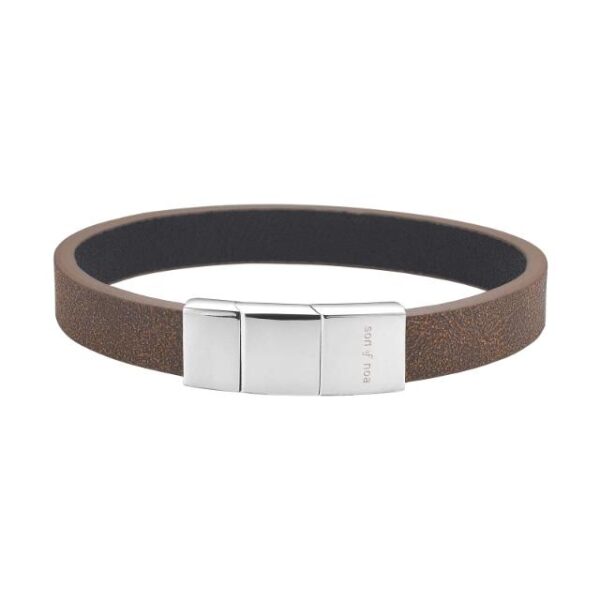 Son of Noa brun kalveskind armbånd 80890529219
