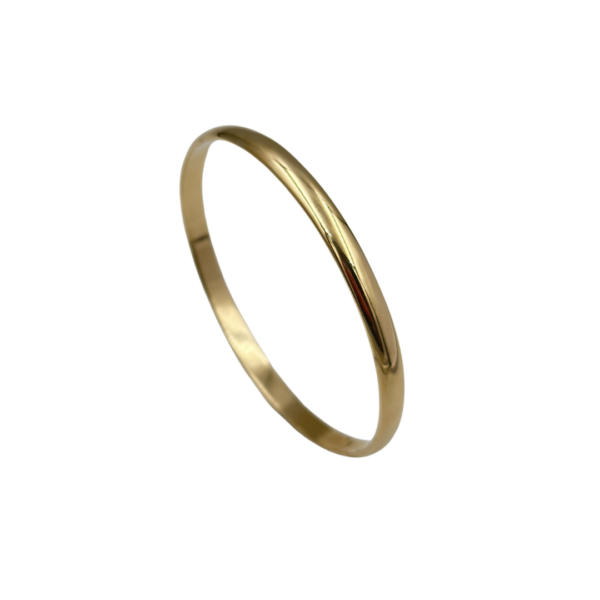 SKN 14kt massiv rødguld armring