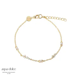 Aqua Dulce AURA sølv forgyldt armbånd 6092