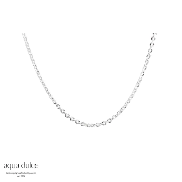 Aqua Dulce FANCY BIG sølv halskæde 6075