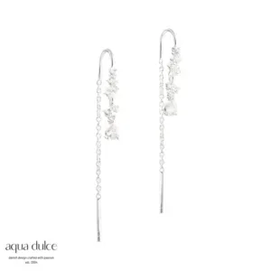 Aqua Dulce AURA sølv øretråde 6087