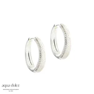 Aqua Dulce DARLING EMMA sølv creoler 6095