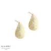 Aqua Dulce PAVÉ sølvforgyldt ørestik 6102