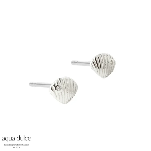 Aqua Dulce SHELLY SMALL sølv ørestikker 6197