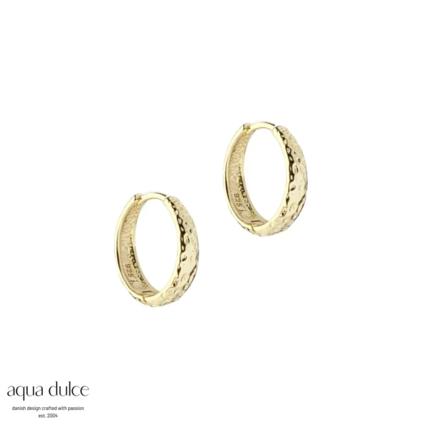 Aqua Dulce CAPPA 16mm sølvfogyldt creoler 6238