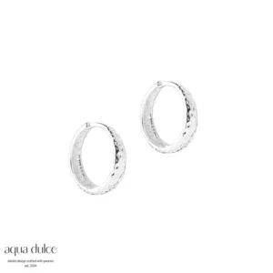 Aqua Dulce CAPPA 16mm sølv creoler 6237