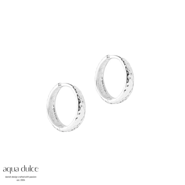 Aqua Dulce CAPPA 16mm sølv creoler 6237