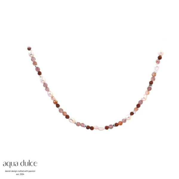 Aqua Dulce PEACHY sølv halskæde 6251