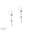 Aqua Dulce PEACHY sølv ørebøjle 6245