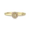 Nuran 14 kt Champagne ring A3089 CH 016