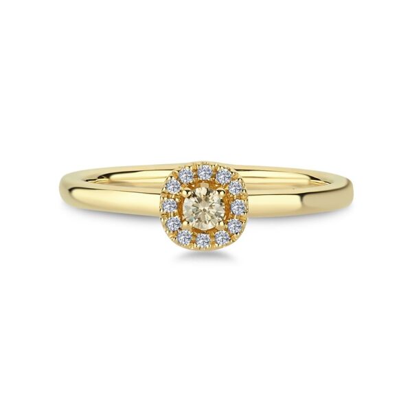 Nuran 14 kt Champagne ring A3089 CH 016
