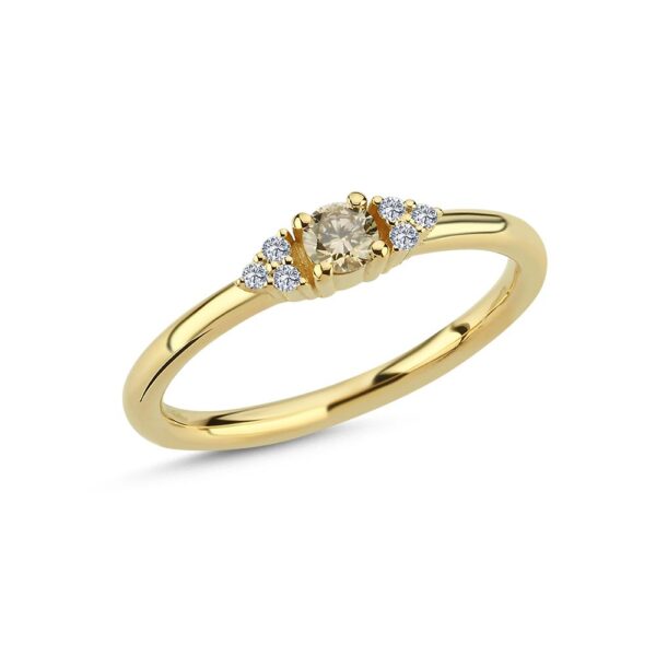 Nuran 14 kt Champagne ring A3080 CH 021