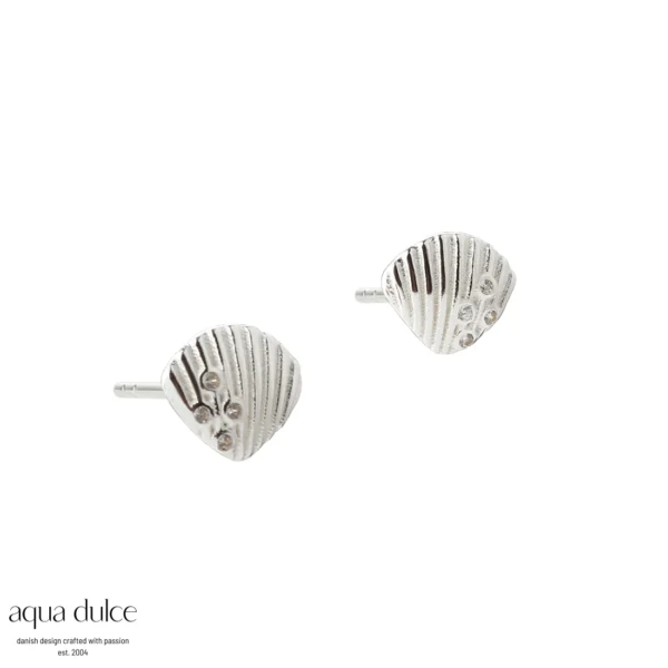 Aqua Dulce SHELLY MEDIUM sølv ørestikker 6199