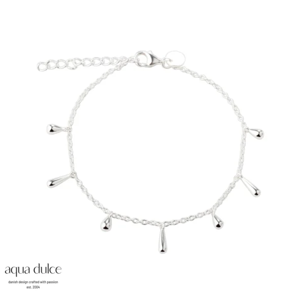 Aqua Dulce SHINY DROP sølv armbånd 6179
