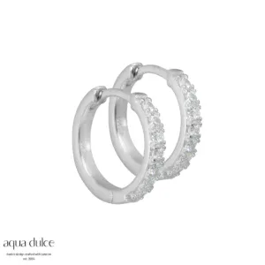 Aqua Dulce DARLING 15mm sølv creoler 2290