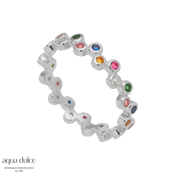 Aqua Dulce AMINA sølv ring 3745