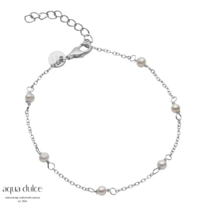 Aqua Dulce PEARLY BRACLET sølv armbånd 4102