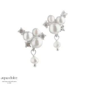 Aqua Dulce DARLING BUBBELS CLOUD sølv ørestikker 5585