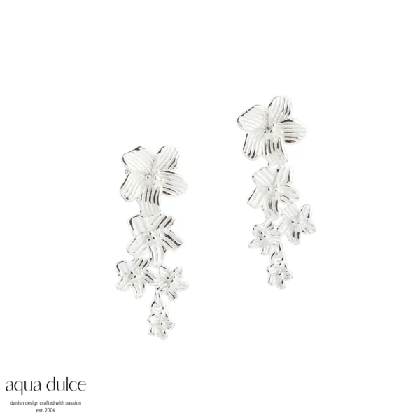 Aqua Dulce JASMIN BIG sølv ørestik 5883