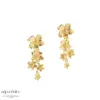 Aqua Dulce JASMIN BIG sølvforgyldt ørestik 5884