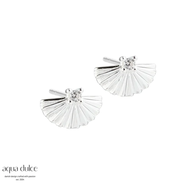 Aqua Dulce KAYA FAN sølv ørestik 5683