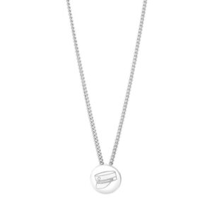 NOA Rhodineret sølv vedhæng studenterhue inkl. kæde 825 728