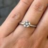 Ole Lynggaard 14kt Hyldeblomst ring med 1x0,02ct brillant