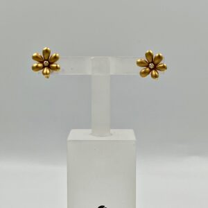 Ole Lynggaard 14kt Blomster ørestikker
