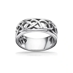 Scrouples flettet herrering sølv oxideret