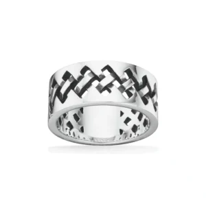 Scrouples herrering sølv oxideret