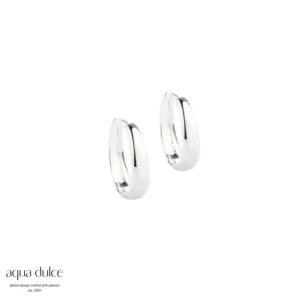 Aqua Dulce EMMA sølv creoler 5298