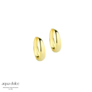 Aqua Dulce EMMA sølv forgyldt creoler 5299
