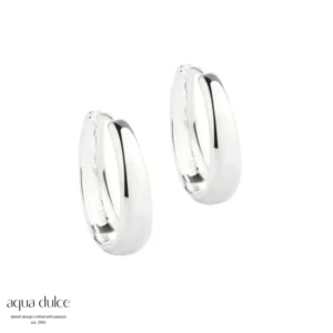 Aqua Dulce EMMA sølv creoler 5534