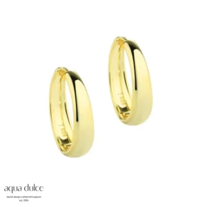 Aqua Dulce EMMA sølv forgyldt creoler 5535