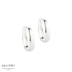 Aqua Dulce EMMA sølv creoler 5870