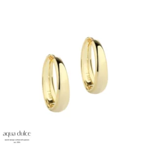 Aqua Dulce EMMA sølv forgyldt creoler 5871