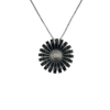 Georg Jensen Daisy sølv broche/halskæde