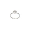 SKN 14 karat hvidguld ring med rund diamant