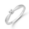 Aagaard Eternity ring i 8 kt hvidguld