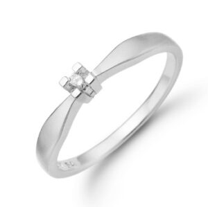 Aagaard Eternity ring i 8 kt hvidguld