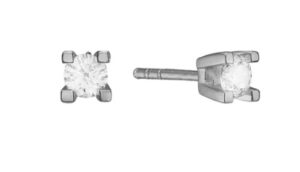 Aagaard Eternity ørestikker i 8 kt hvidguld